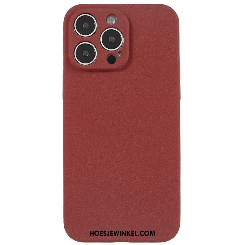 Hoesje voor iPhone 14 Pro Max Mat Siliconen