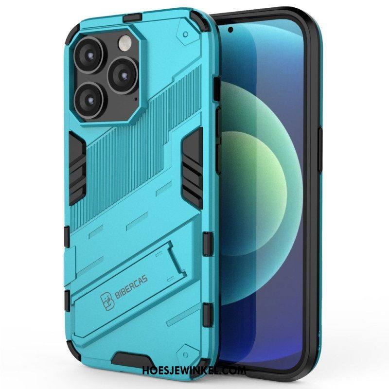 Hoesje voor iPhone 14 Pro Max Verticale En Horizontale Verwijderbare Steun