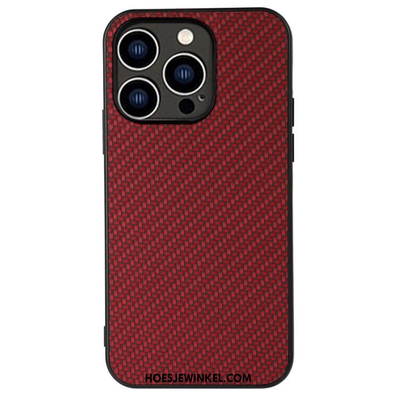 Hoesje voor iPhone 14 Pro Premium Koolstofvezel