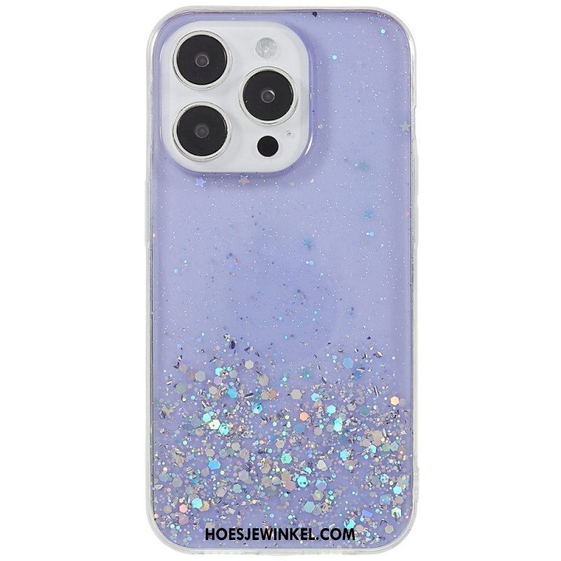 Hoesje voor iPhone 14 Pro Premium Pailletten