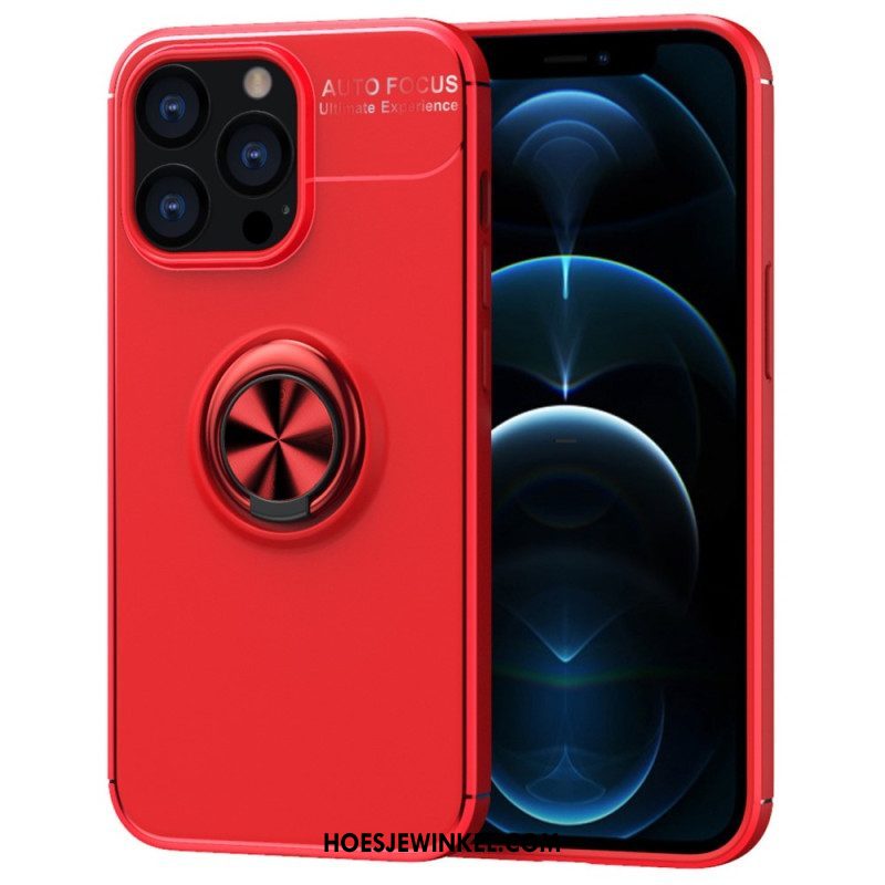 Hoesje voor iPhone 14 Pro Roterende Ring