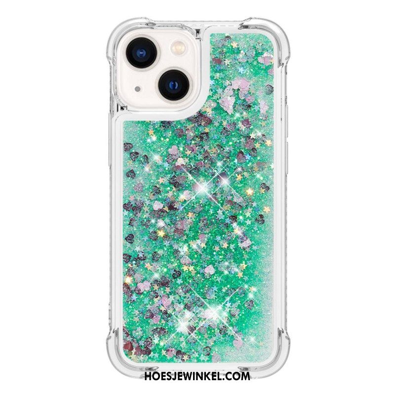 Hoesje voor iPhone 15 Glitters