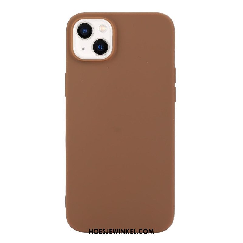 Hoesje voor iPhone 15 Matte Siliconen