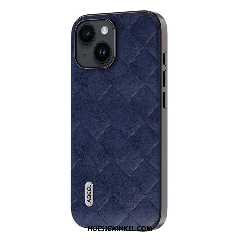 Hoesje voor iPhone 15 Plus Abeel Geweven Stijl