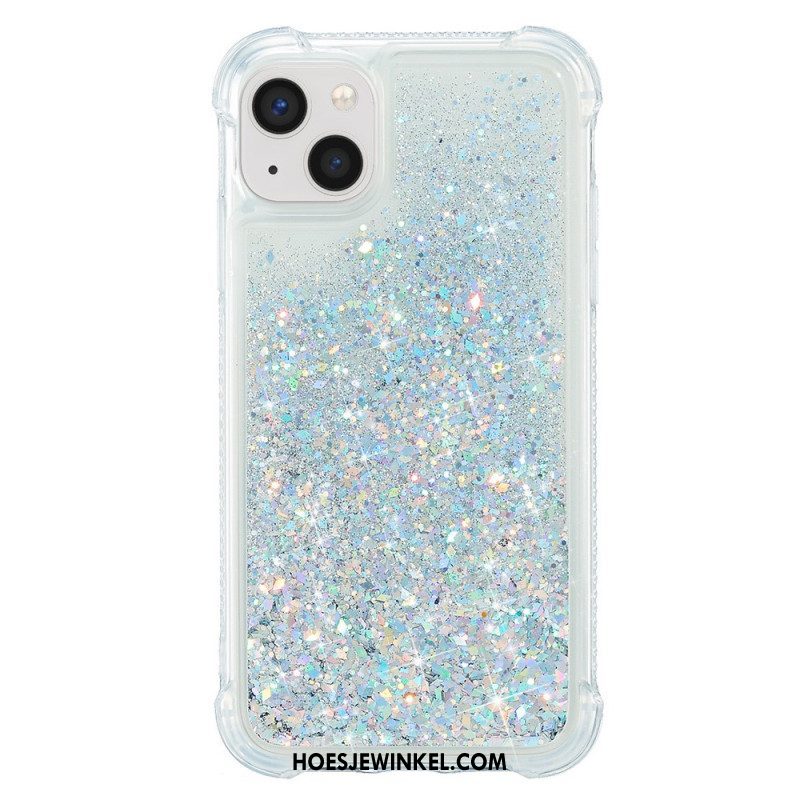 Hoesje voor iPhone 15 Plus Glitters