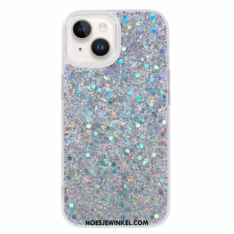 Hoesje voor iPhone 15 Plus Glitters