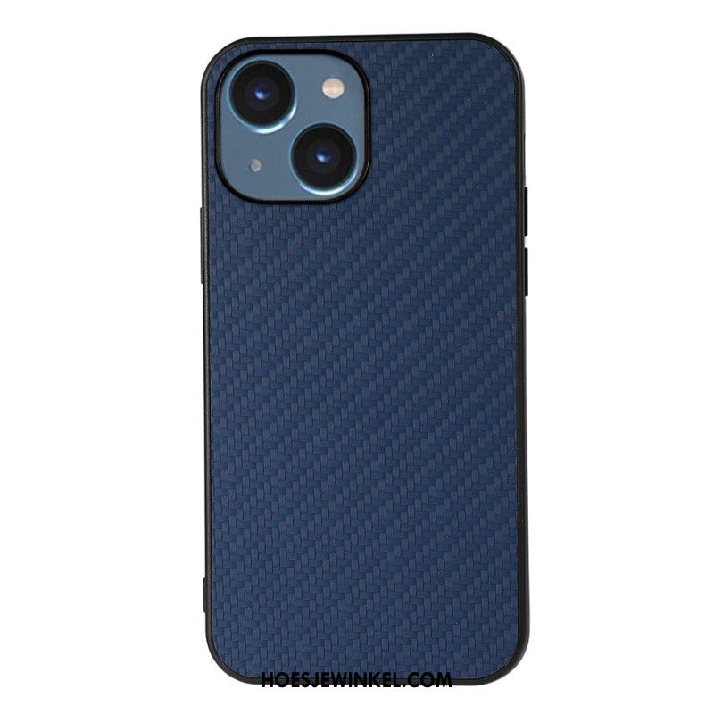 Hoesje voor iPhone 15 Plus Koolstofvezel