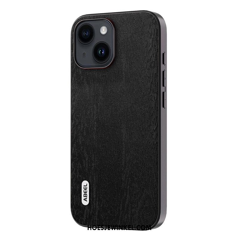 Hoesje voor iPhone 15 Plus Stijlvol Abeel-hout