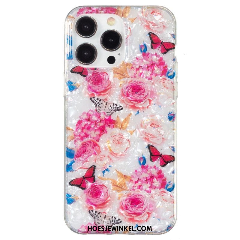 Hoesje voor iPhone 15 Pro Bloemen