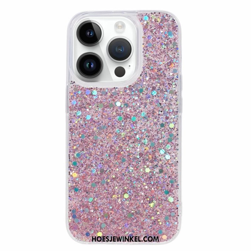Hoesje voor iPhone 15 Pro Gewoon Glitteren