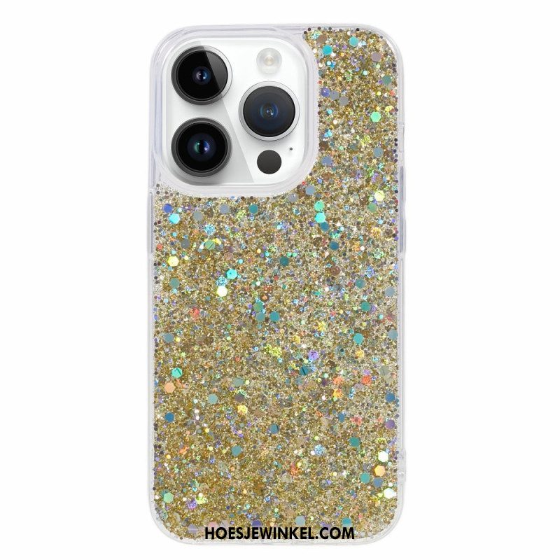 Hoesje voor iPhone 15 Pro Gewoon Glitteren