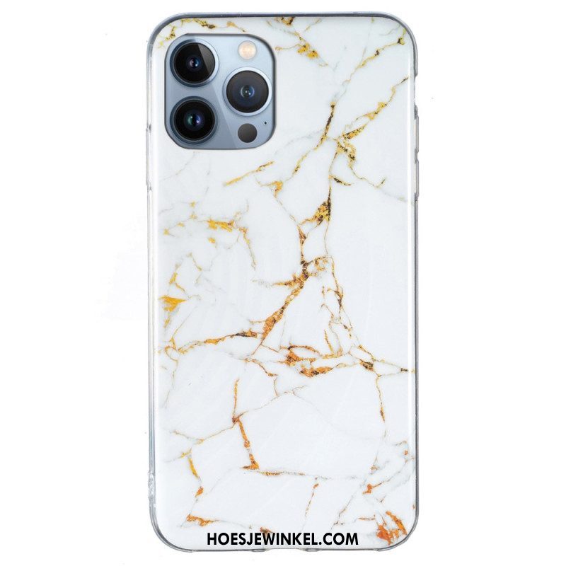 Hoesje voor iPhone 15 Pro Intens Marmer