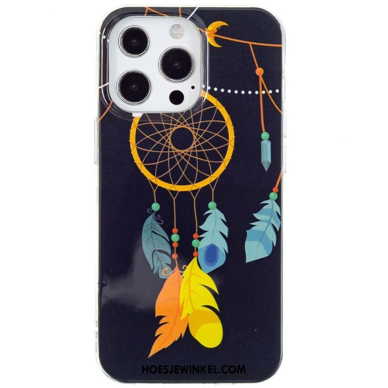 Hoesje voor iPhone 15 Pro Max Fluorescerende Dromenvanger