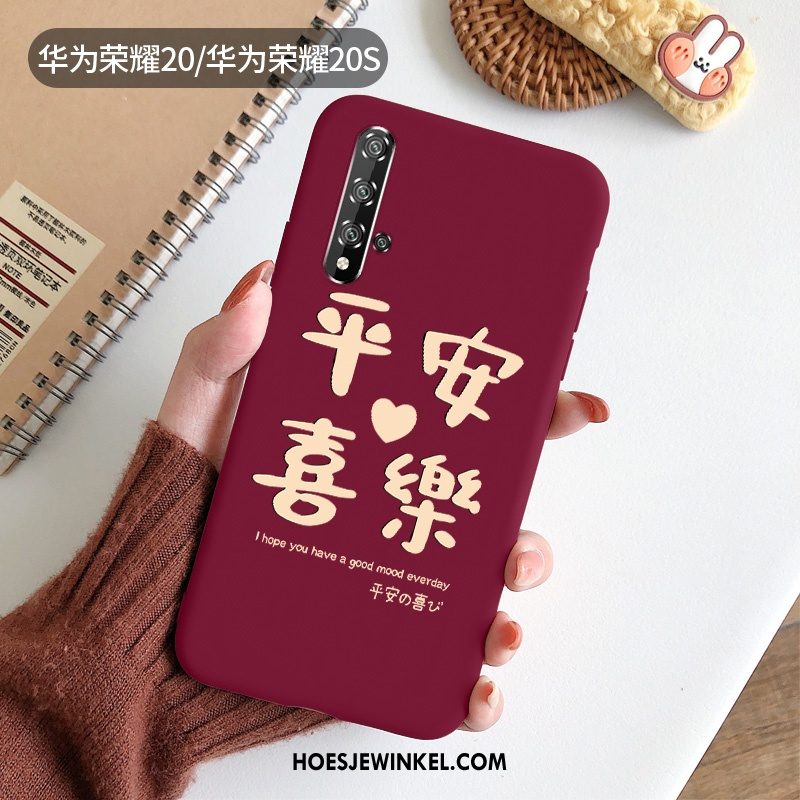 Honor 20 Hoesje Hoes Anti-fall Eenvoudige, Honor 20 Hoesje Net Red Bescherming