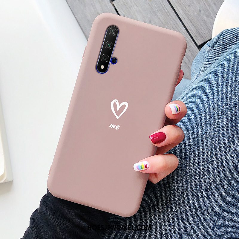 Honor 20 Hoesje Liefde Siliconen Net Red, Honor 20 Hoesje Anti-fall Bescherming