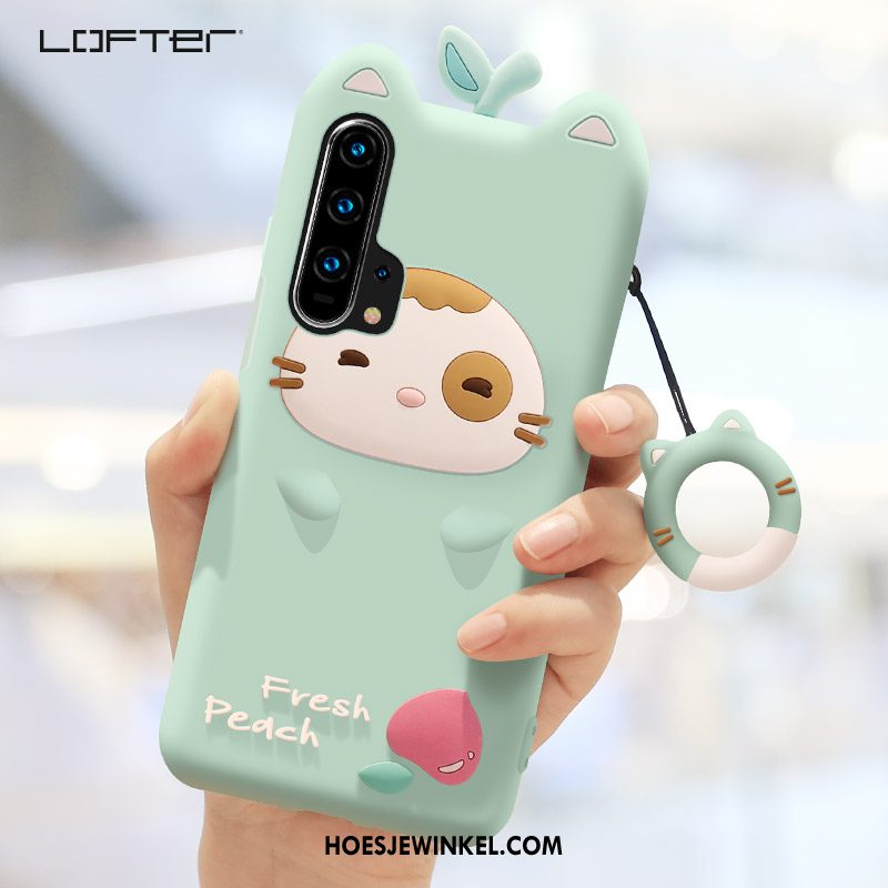 Honor 20 Pro Hoesje Groen All Inclusive Spotprent, Honor 20 Pro Hoesje Hoes Mooie