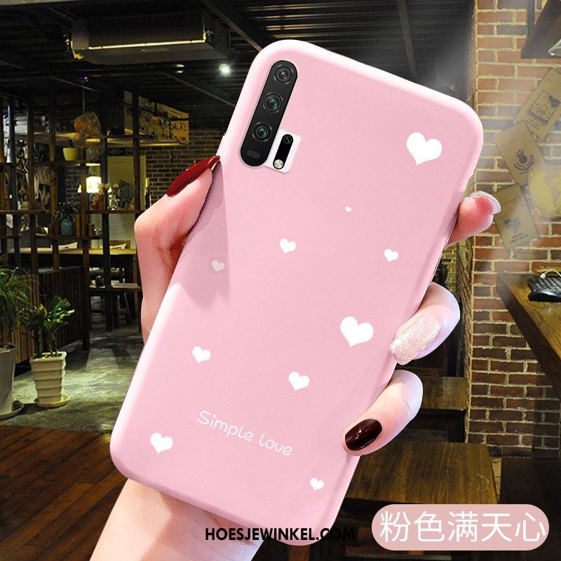 Honor 20 Pro Hoesje Spotprent Mobiele Telefoon Bescherming, Honor 20 Pro Hoesje Roze Mooie