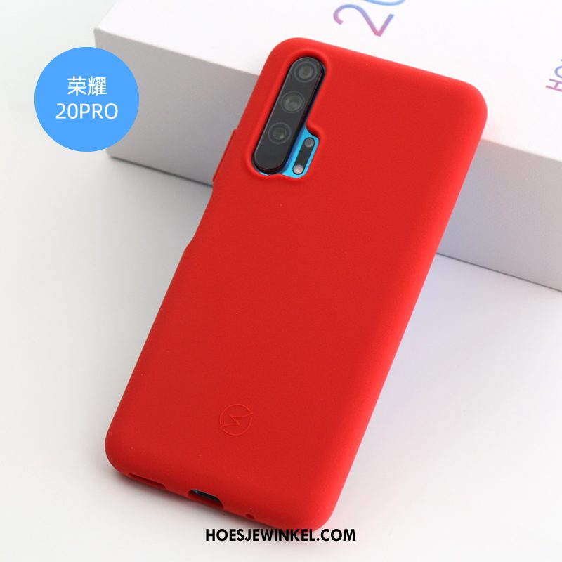 Honor 20 Pro Hoesje Zacht Patroon Antislip, Honor 20 Pro Hoesje Anti-fall All Inclusive Braun