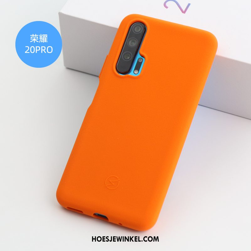 Honor 20 Pro Hoesje Zacht Patroon Antislip, Honor 20 Pro Hoesje Anti-fall All Inclusive Braun