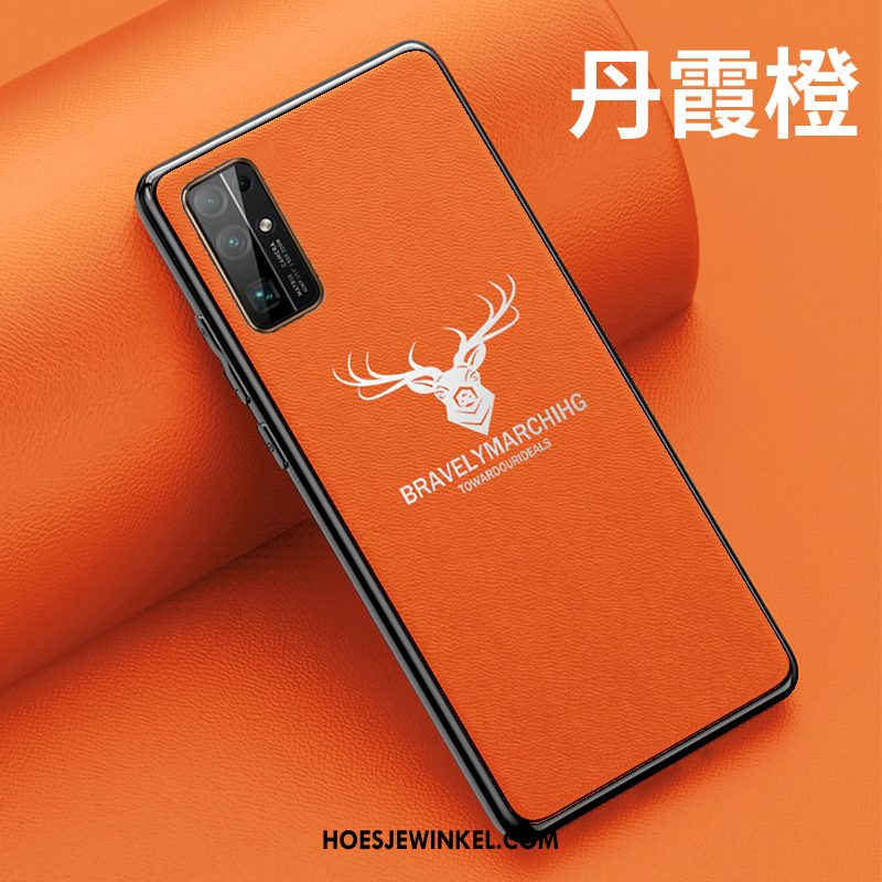Honor 30 Hoesje All Inclusive Blauw Hertachtigen, Honor 30 Hoesje Bescherming Leren Etui