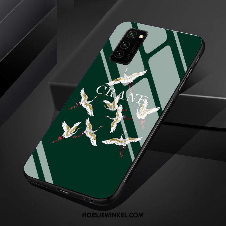 Honor 30 Pro Hoesje Hoes Groen Mobiele Telefoon, Honor 30 Pro Hoesje Kraan Kunst