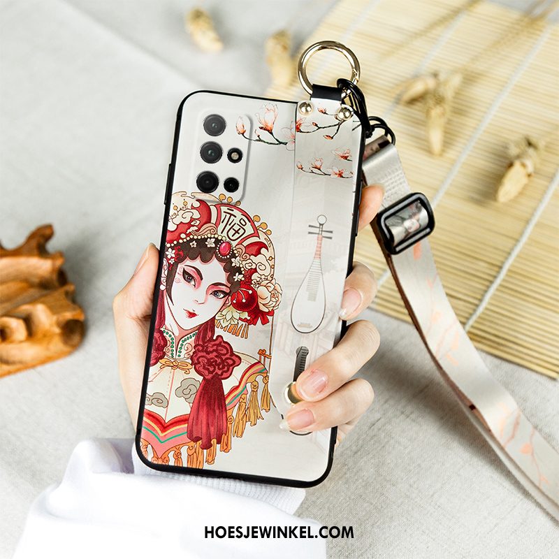 Honor 30s Hoesje Bescherming Groen Peking Opera, Honor 30s Hoesje All Inclusive Hanger