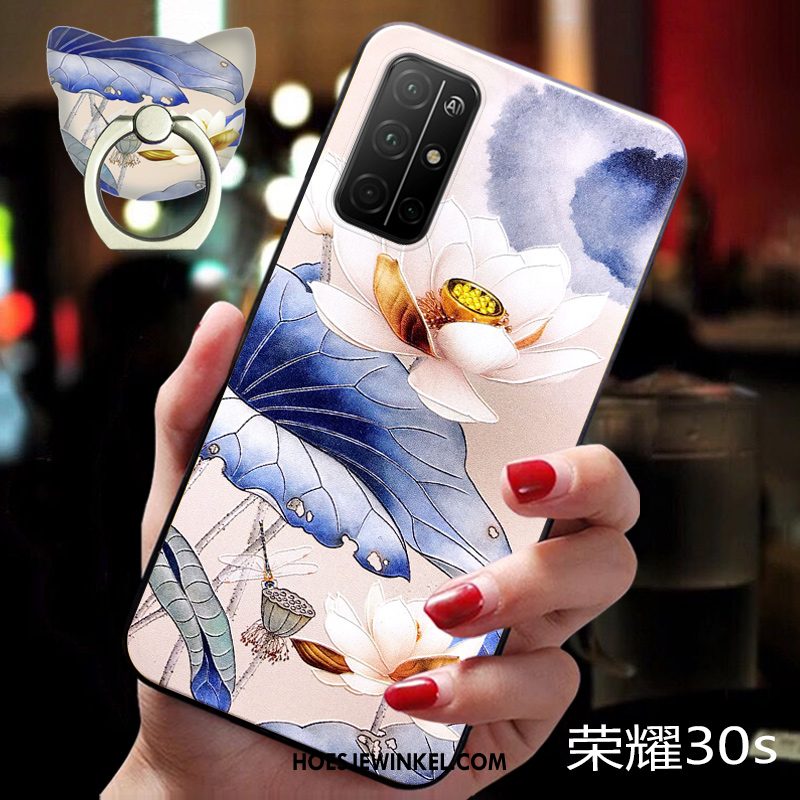 Honor 30s Hoesje Chinese Stijl Anti-fall All Inclusive, Honor 30s Hoesje Nieuw Schrobben