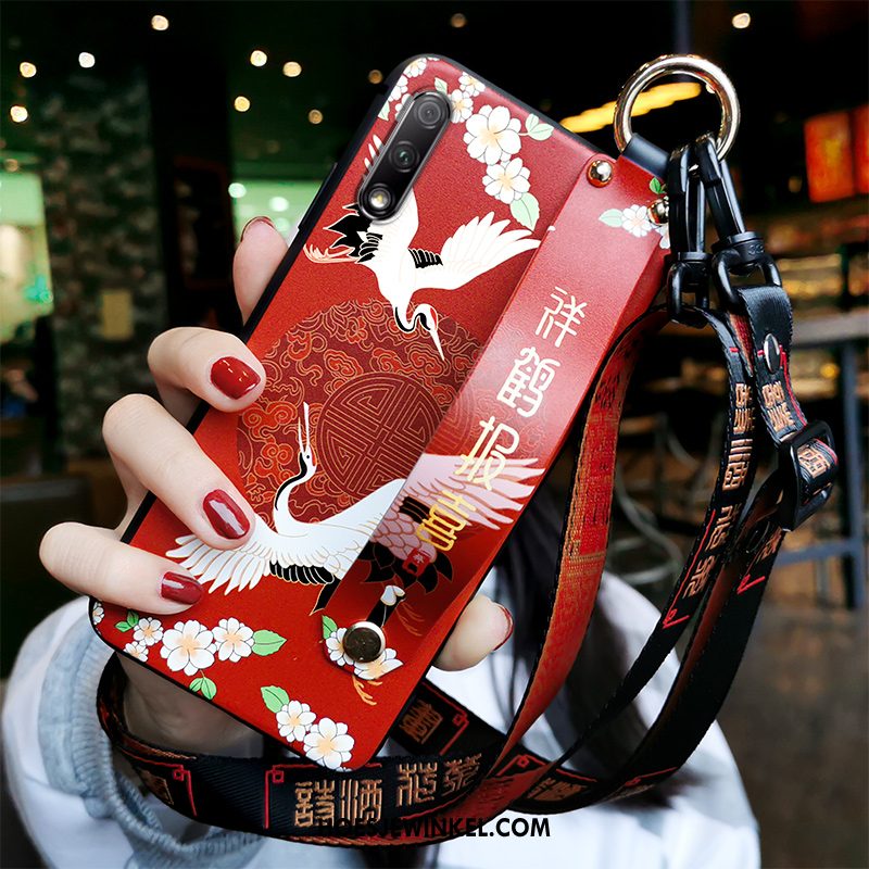 Honor 9x Hoesje Jeugd Vintage Mobiele Telefoon, Honor 9x Hoesje Chinese Stijl Trend