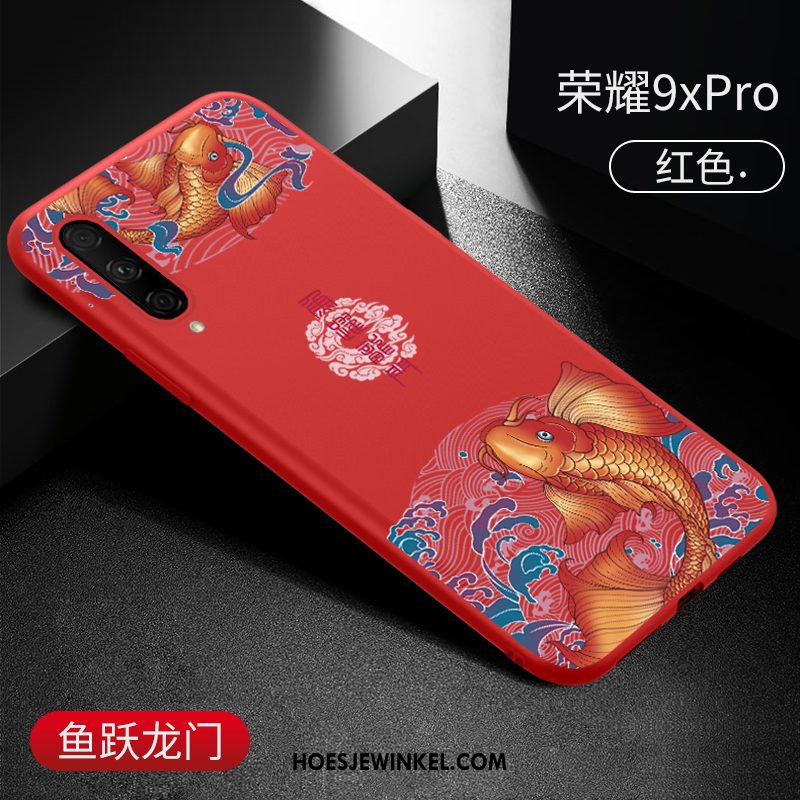 Honor 9x Pro Hoesje Anti-fall All Inclusive Vintage, Honor 9x Pro Hoesje Nieuw Net Red