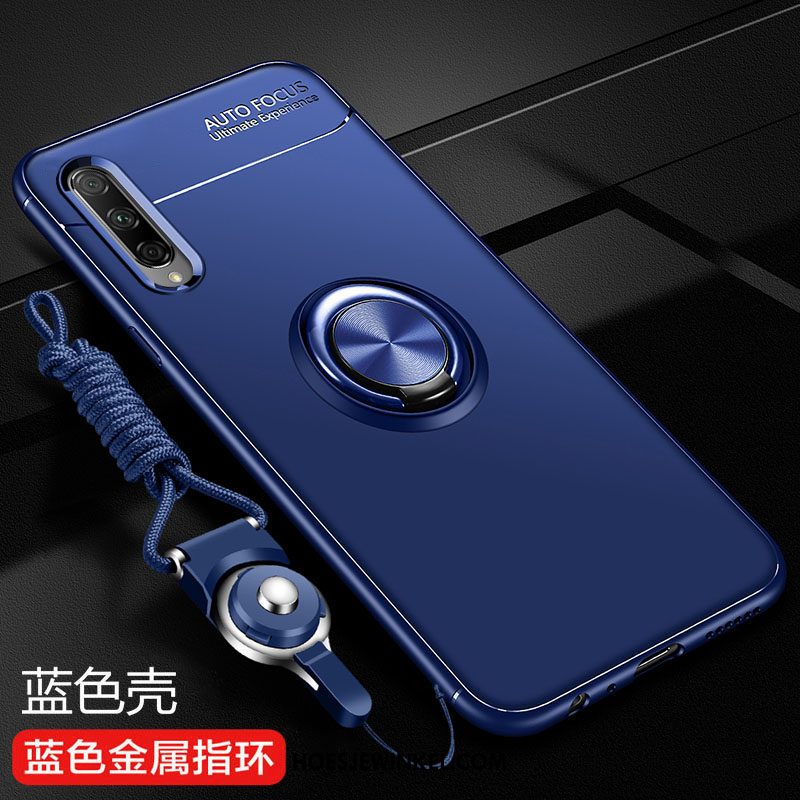 Honor 9x Pro Hoesje Anti-fall Blauw Trend, Honor 9x Pro Hoesje Siliconen Bescherming