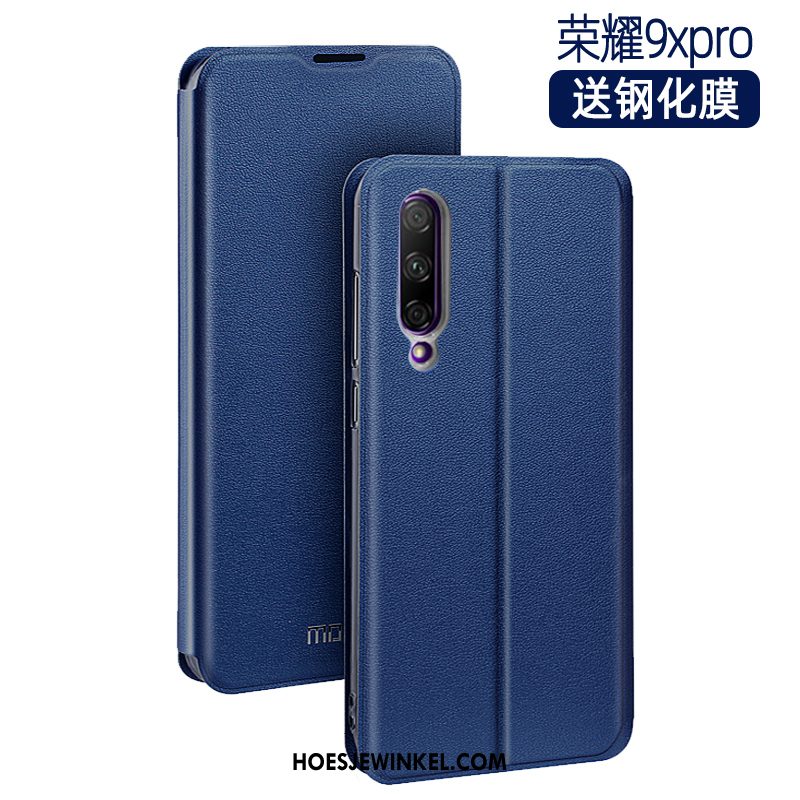 Honor 9x Pro Hoesje Bescherming Hoes Zacht, Honor 9x Pro Hoesje Rose Goud Clamshell