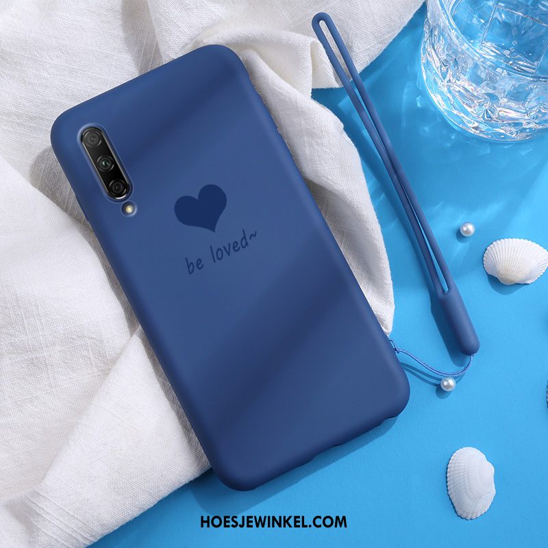 Honor 9x Pro Hoesje Mode Groen Siliconenhoesje, Honor 9x Pro Hoesje Liefde Scheppend