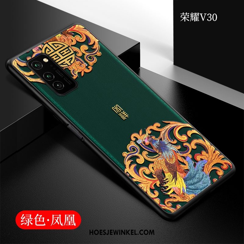 Honor View30 Hoesje All Inclusive Dun Chinese Stijl, Honor View30 Hoesje Bescherming Mobiele Telefoon