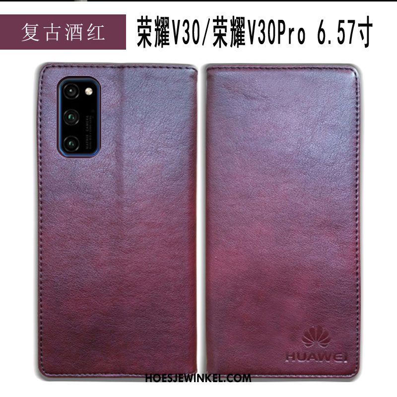 Honor View30 Pro Hoesje Anti-fall Folio All Inclusive, Honor View30 Pro Hoesje Bescherming Mobiele Telefoon