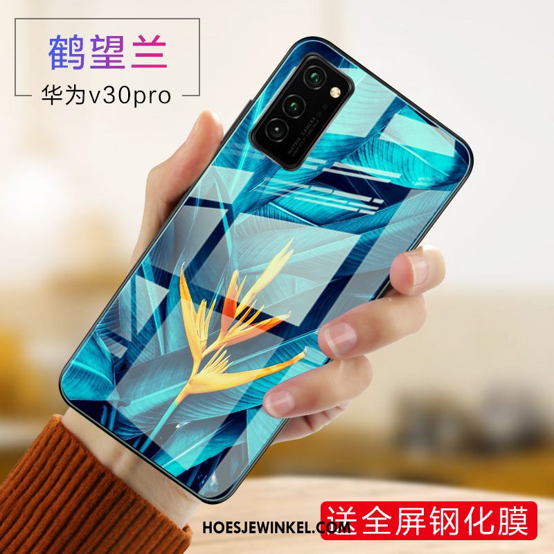 Honor View30 Pro Hoesje Hoes Schrobben Anti-fall, Honor View30 Pro Hoesje Siliconen Lovers