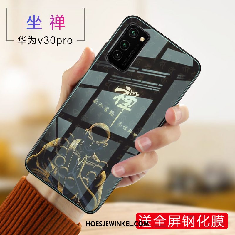 Honor View30 Pro Hoesje Hoes Schrobben Anti-fall, Honor View30 Pro Hoesje Siliconen Lovers