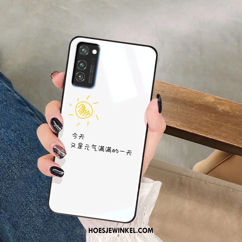 Honor View30 Pro Hoesje Lovers Persoonlijk Glas, Honor View30 Pro Hoesje Mobiele Telefoon Eenvoudige