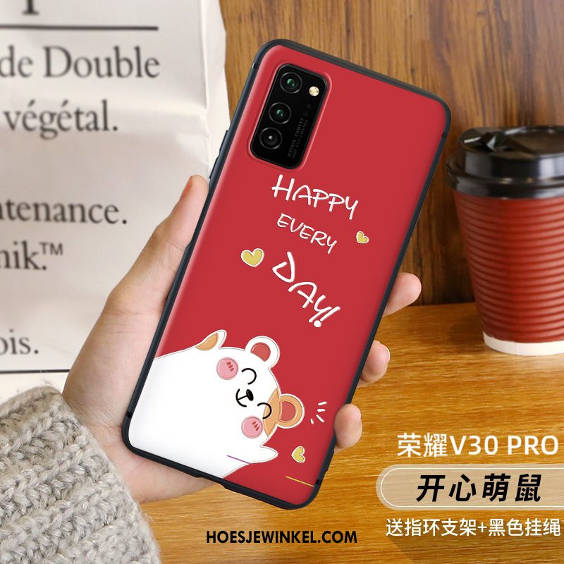 Honor View30 Pro Hoesje Schrobben Rat Anti-fall, Honor View30 Pro Hoesje Hoes Persoonlijk