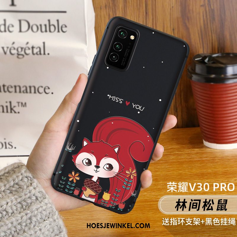 Honor View30 Pro Hoesje Schrobben Rat Anti-fall, Honor View30 Pro Hoesje Hoes Persoonlijk