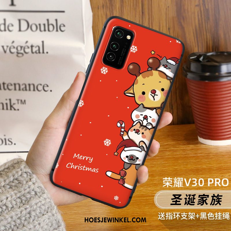 Honor View30 Pro Hoesje Schrobben Rat Anti-fall, Honor View30 Pro Hoesje Hoes Persoonlijk