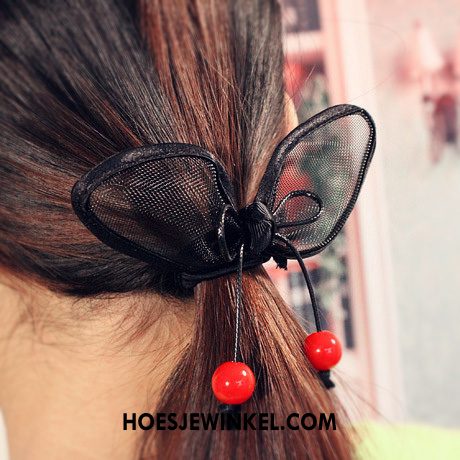 Hoofdtooi Bloemen Dames Bind Haar Pony Haarclip, Hoofdtooi Bloemen Hoofdtooi Elastiek