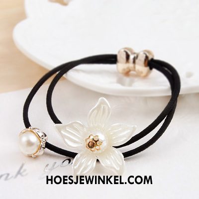 Hoofdtooi Bloemen Dames Bind Haar Pony Haarclip, Hoofdtooi Bloemen Hoofdtooi Elastiek