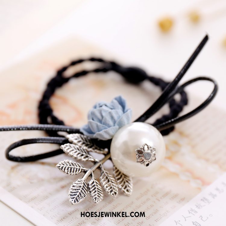 Hoofdtooi Bloemen Dames Bind Haar Pony Haarclip, Hoofdtooi Bloemen Hoofdtooi Elastiek