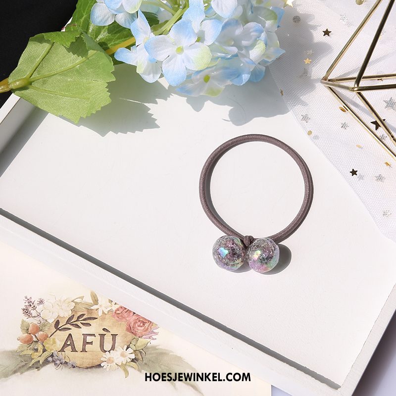 Hoofdtooi Bloemen Dames Bind Haar Pony Haarclip, Hoofdtooi Bloemen Hoofdtooi Elastiek