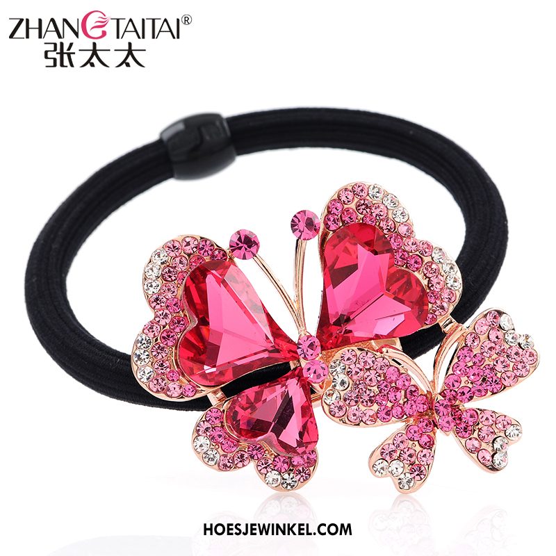 Hoofdtooi Bloemen Dames Bloemen Haaraccessoires Strass, Hoofdtooi Bloemen Geschenk Haarring