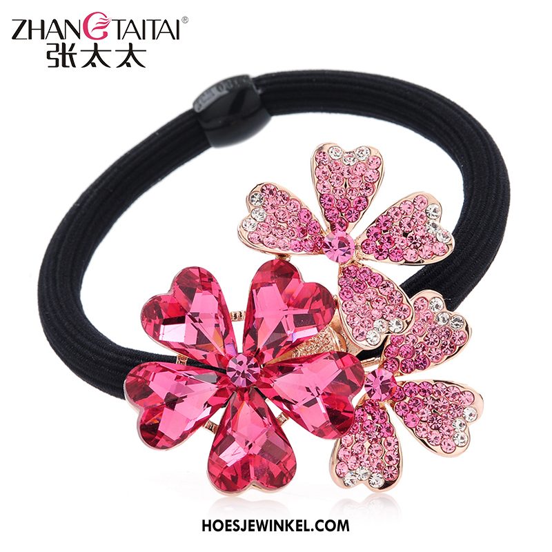 Hoofdtooi Bloemen Dames Bloemen Haaraccessoires Strass, Hoofdtooi Bloemen Geschenk Haarring