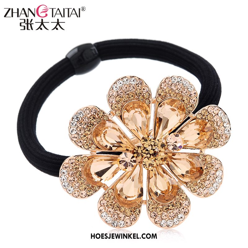 Hoofdtooi Bloemen Dames Bloemen Haaraccessoires Strass, Hoofdtooi Bloemen Geschenk Haarring