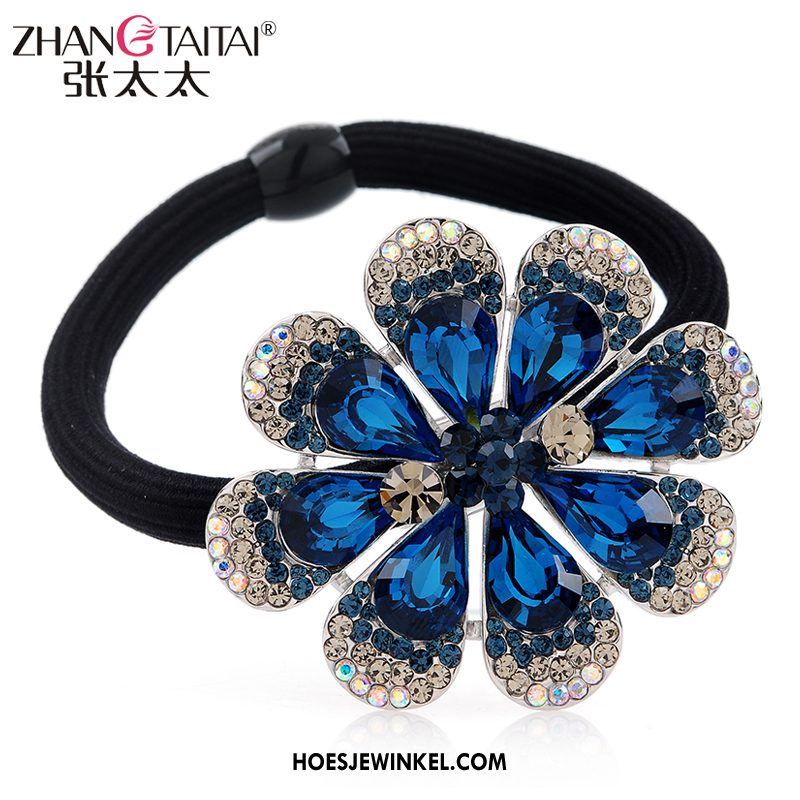 Hoofdtooi Bloemen Dames Bloemen Haaraccessoires Strass, Hoofdtooi Bloemen Geschenk Haarring