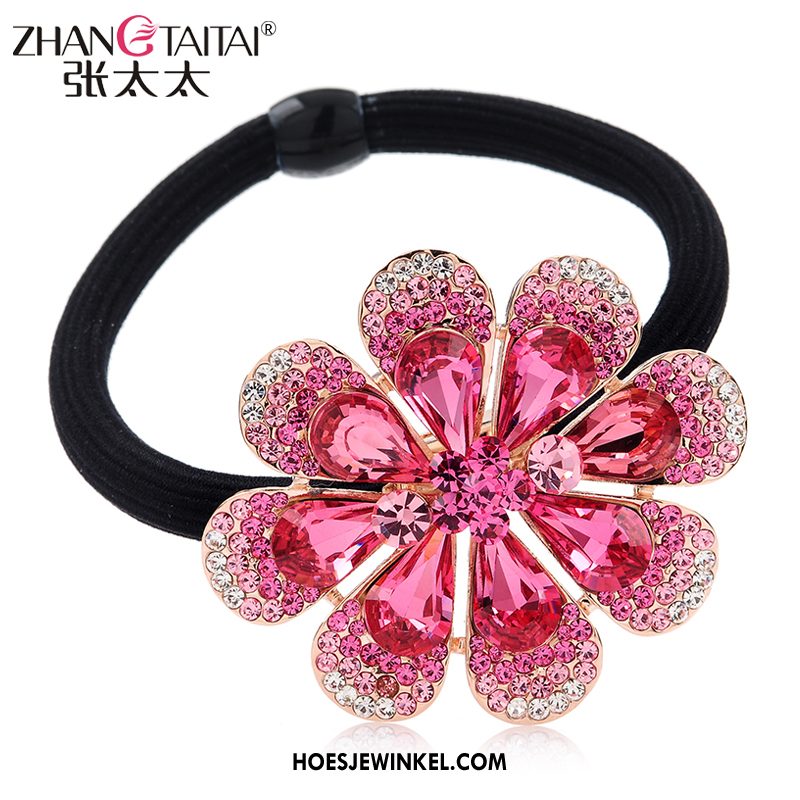 Hoofdtooi Bloemen Dames Bloemen Haaraccessoires Strass, Hoofdtooi Bloemen Geschenk Haarring