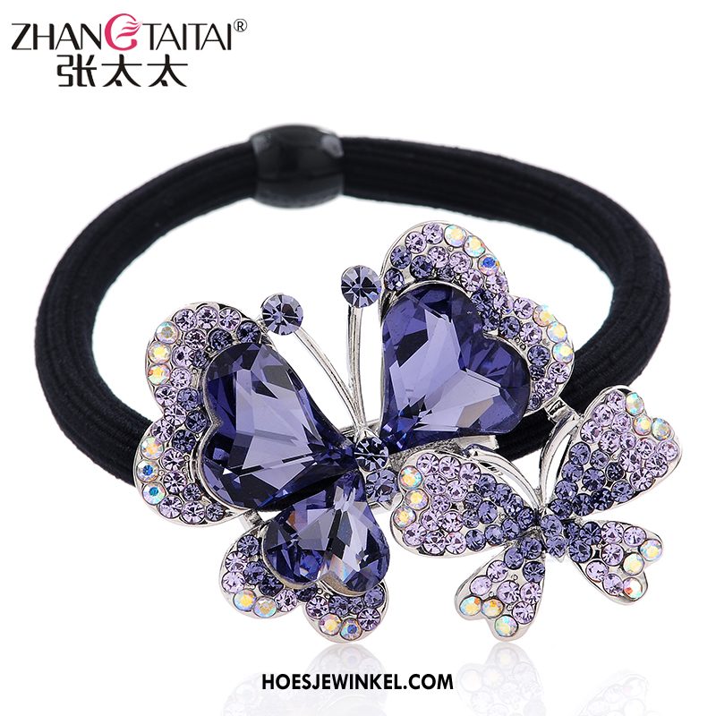 Hoofdtooi Bloemen Dames Bloemen Haaraccessoires Strass, Hoofdtooi Bloemen Geschenk Haarring